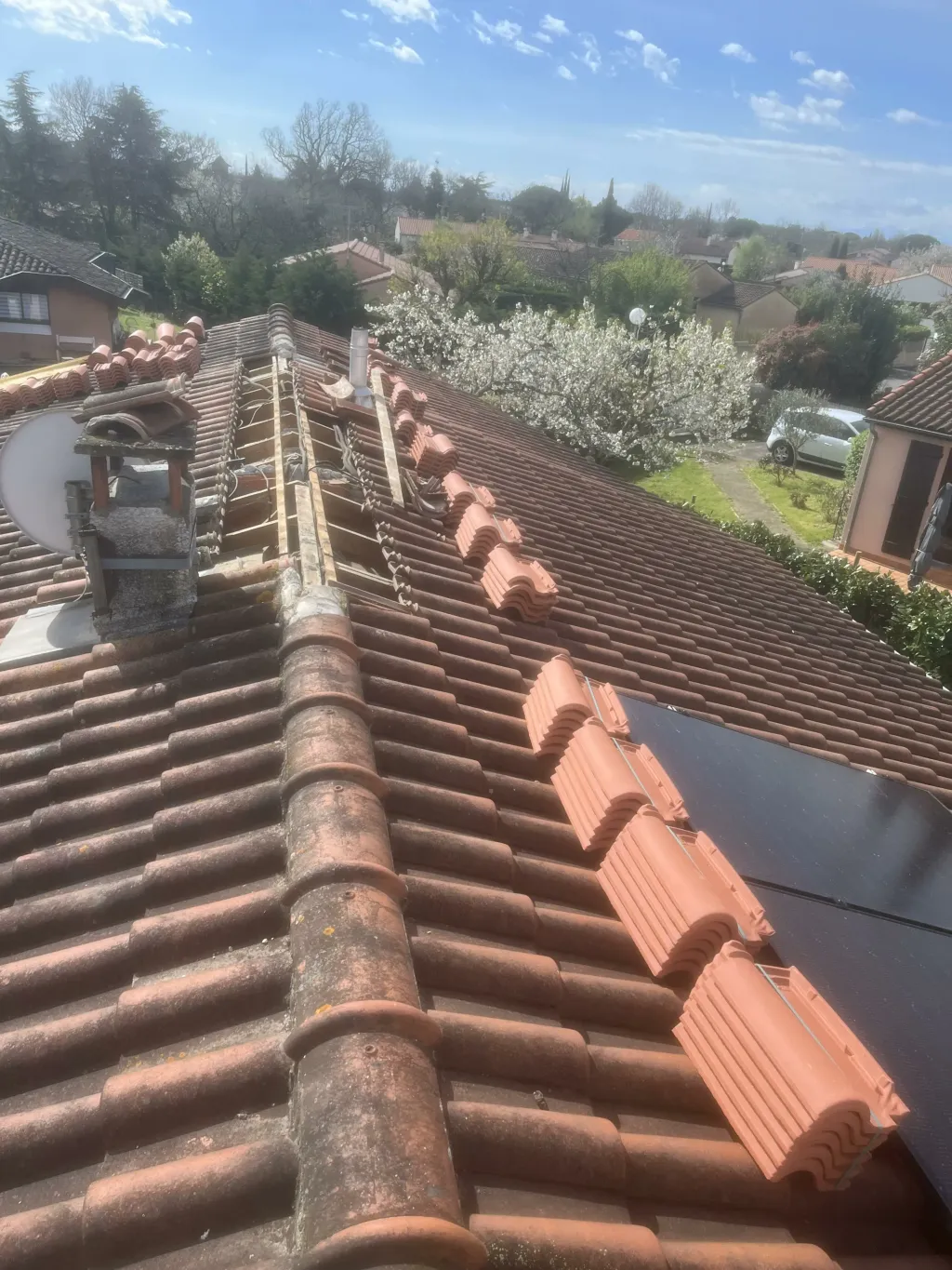 Faîtage à sec, une durabilité renforcée du toit - Blagnac